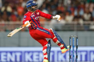 Rishabh Pant of Lucknow Super Giants during Match 29 of the TATA Indian Premier League 2026. (Photo by Deepak Malik / CREIMAS for IPL)