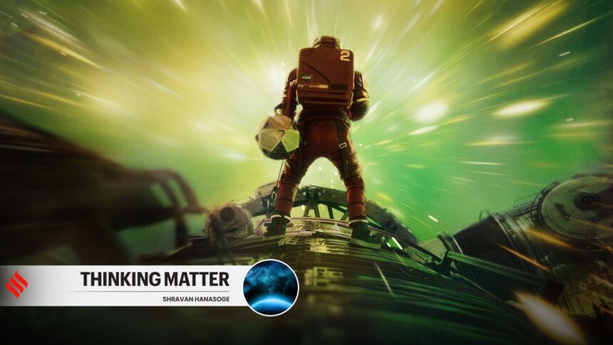A scene from Project Hail Mary, where interstellar travel meets imaginative biology. (Express Image/TMDB)