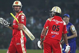 Kevin Pietersen played with Virat Kohli for RCB in 2009. (IPL Photo)