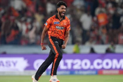 IPL 2026: Praful Hinge scalped three wickets in his first over in the IPL. (CREIMAS)