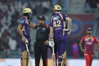 MCC said that Raghuvanshi crossed from the off side towards the middle of the pitch before turning back on the leg side, placing himself between the ball and the stumps. (BCCI/Creimas Photo)