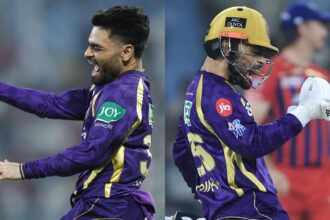 Rinku Singh was seemingly everywhere, he saved KKR with the bat and then was almost perfect in the field before pushing KKR over the line again with the bat. (BCCI/Creimas Photo)