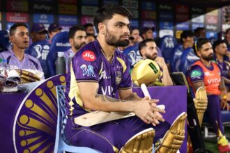 IPL 2026: KKR sent Rinku Singh out to bat at No. 7 against Gujarat Titans. (CREIMAS)