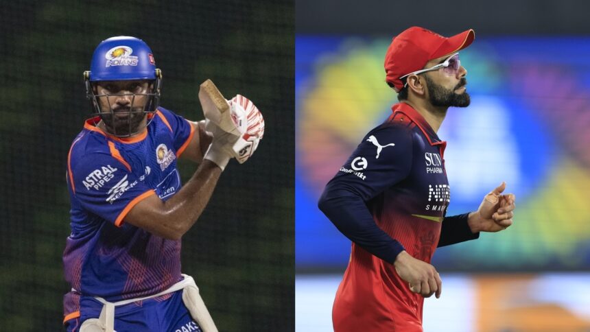 IPL 2026, Mumbai Indians (MI) vs Royal Challengers Bengaluru (RCB) Match: (BCCI/Creimas Photo)