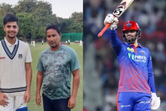 Akhtar, Rizvi's maternal uncle, dreamt of becoming an allrounder but by the time he moved from Baragaon village to Meerut town, he was past his prime. In Rizvi, the youngest of four children, he spotted potential. (Express Photo/BCCI CREIMAS)