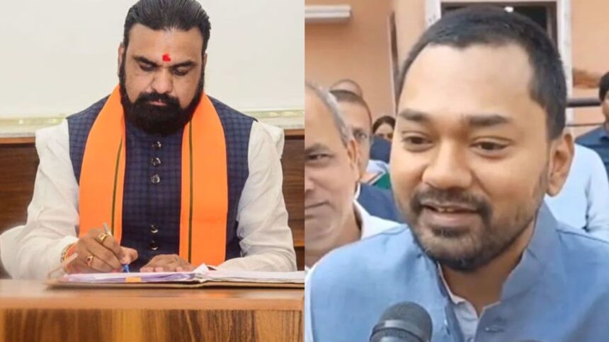 nishat kumar, samrat choudhary, bjp,