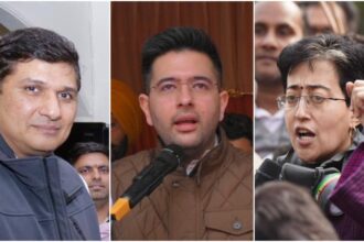 Saurabh Bharadwaj, Raghav Chadha, Atishi