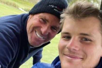 Shane Warne's son Jackson claimed that his father passed away due to the Covid jab in 2022. (Instagram)