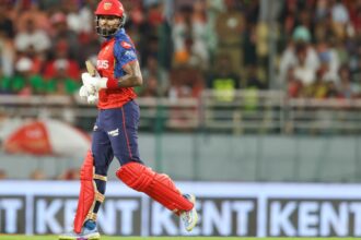PBKS skipper Shreyas Iyer in action. (CREIMAS FOR IPL)