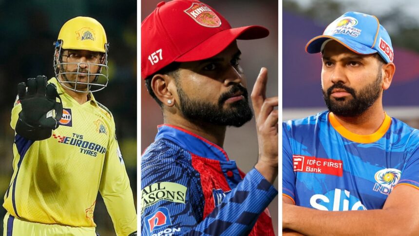 Shreyas Iyer's IPL match winning percentage ranks ahead of legendary captains MS Dhoni and Rohit Sharma. (BCCI)