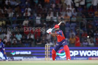 Since the beginning of IPL 2023, Shreyas Iyer has emerged as one of IPL’s most dependable batsmen in chases. (Express Photo by Praveen Khanna)
