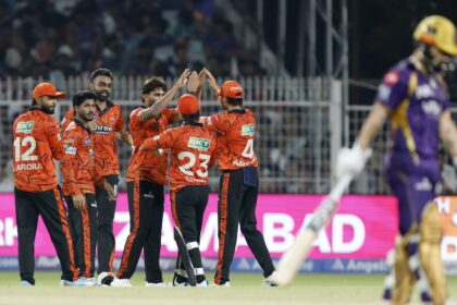 SRH kept picking wickets at regular intervals. (BCCI/CREIMAS Photo)