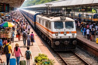 Indian Railways has announced plans to operate over 18,200 summer special train services (Image generated using AI)