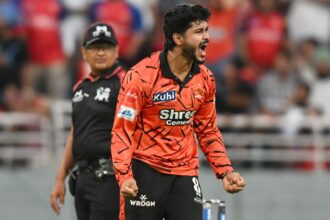 SRH's Shivang Kumar has grabbed his chance with both hands. (Photo: AP)