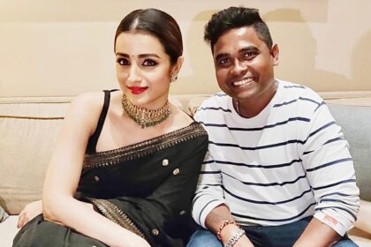 Umesh Pawar with Trisha