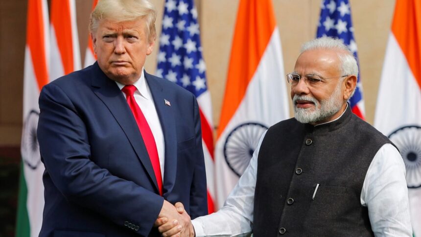 US President Donald Trump and Prime Minister Narendra Modi. (File Photo)