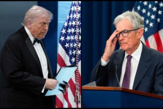 donald trump, jerome powell