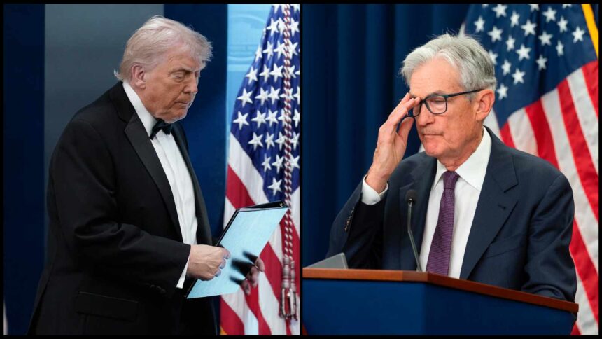 donald trump, jerome powell