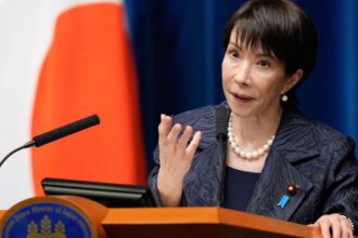 Japan Prime Minister Sanae Takaichi. (AP)