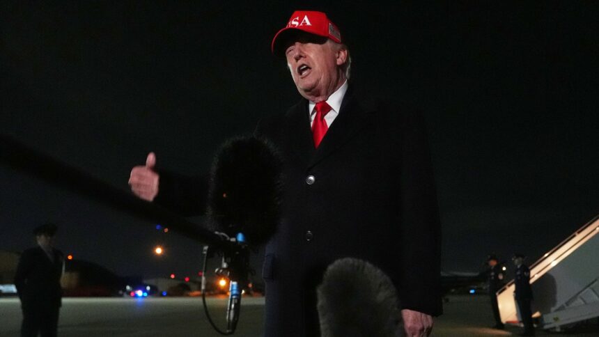 President Donald Trump, iran war