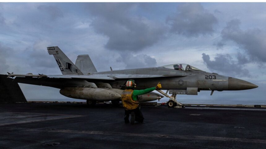 US fighter jet,