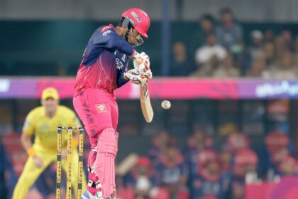 Vaibhav Sooryavanshi slammed a 15-ball half-century against CSK in IPL 2026. (PHOTO: CREIMAS FOR IPL)