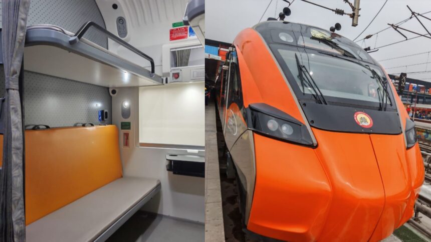 This orange and grey coloured train has cut travel time by up to six hours.