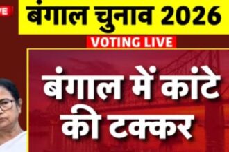 Representational screengrab from TV news coverage of the elections in West Bengal | YouTube