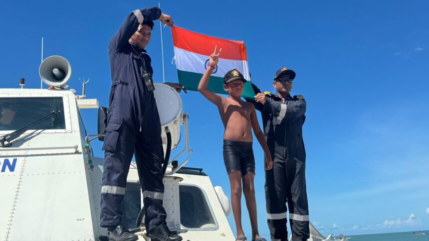 Ishank Singh swimmer, youngest Palk Strait swimmer, Jharkhand boy Sri Lanka India swim, Universal Records Forum URF, Talaimannar to Dhanushkodi swim, Dhurwa Dam Ranchi training, open water swimming India records, youngest English Channel aspirant, Jawahar Vidya Mandir Shyamali alumni, Mahendra Singh Dhoni school, Indian express news, current affairs