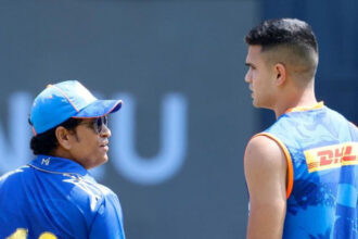 Arjun Tendulkar and Sachin