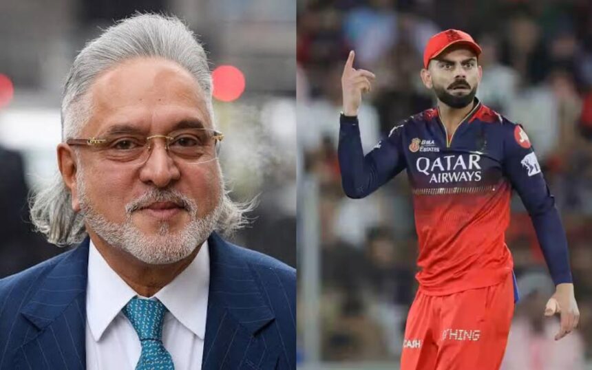 Vijay Mallya and Virat Kohli