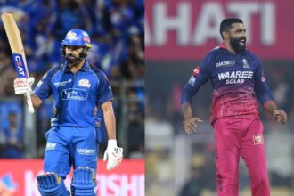 Rohit Sharma (MI) & Ravindra Jadeja (RR)
