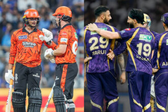Sunrisers Hyderabad and Kolkata Knight Riders.