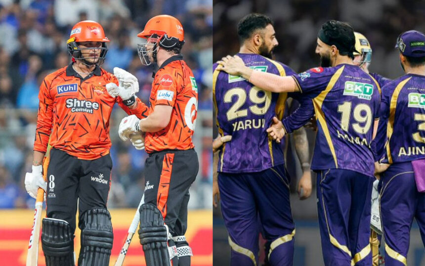 Sunrisers Hyderabad and Kolkata Knight Riders.