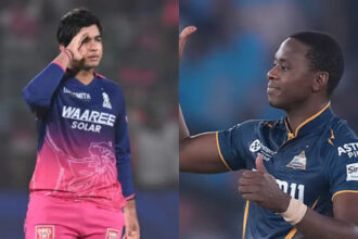 Vaibhav Sooryavanshi and Kagiso Rabada