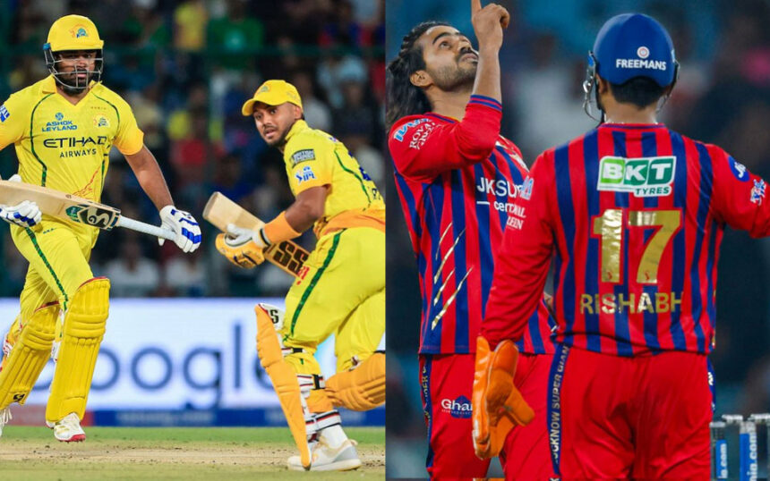 Chennai Super Kings and Lucknow Super Giants.