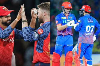Punjab Kings and Delhi Capitals.