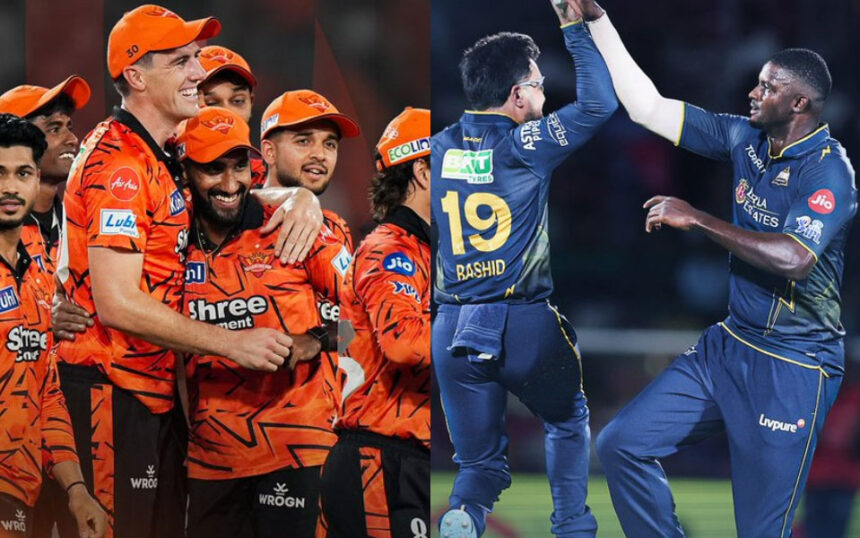Gujarat Titans and Sunrisers Hyderabad.