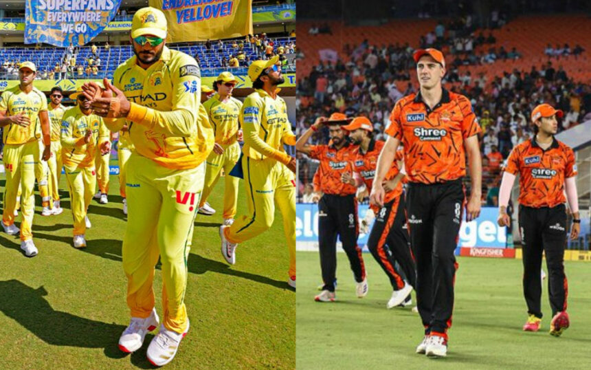 Chennai Super Kings and Sunrisers Hyderabad.