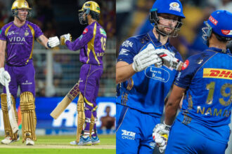 Kolkata Knight Riders and Mumbai Indians.
