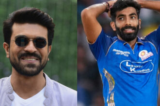 Ram Charan and Jasprit Bumrah