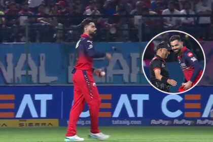 [WATCH] IPL 2026: Virat Kohli’s hilarious bowling tease leaves everyone in splits in Dharamsala