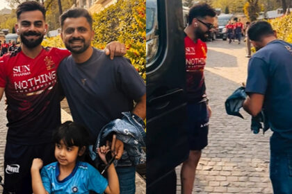Taruwar kohli and Virat Kohli (Source:aruwar kohli/X)
