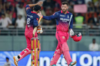 IPL 2026: Video of the Day: Donovan Ferreira tears apart Rashid Khan with four sixes in final over