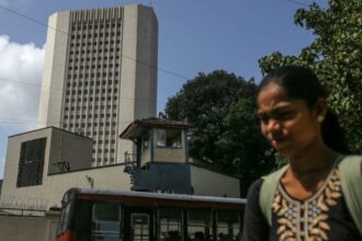 The Reserve Bank of India (RBI) headquarters in Mumbai, India, on Wednesday, April 8, 2026. The RBI held interest rates in its first policy decision since the Middle East crisis erupted, as it grapples with a sharply weaker rupee while trying to support economic growth | Bloomberg