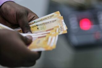 Rupee banknotes. Photographer: Dhiraj Singh/Bloomberg