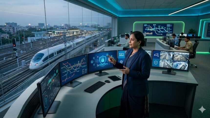 AI surveillance and cyber security initiatives are being expanded by Indian Railways to strengthen safety, monitoring and operational efficiency across train networks.