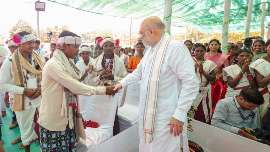 Shah said the idea of developed India 2047 is incomplete without a developed Bastar.