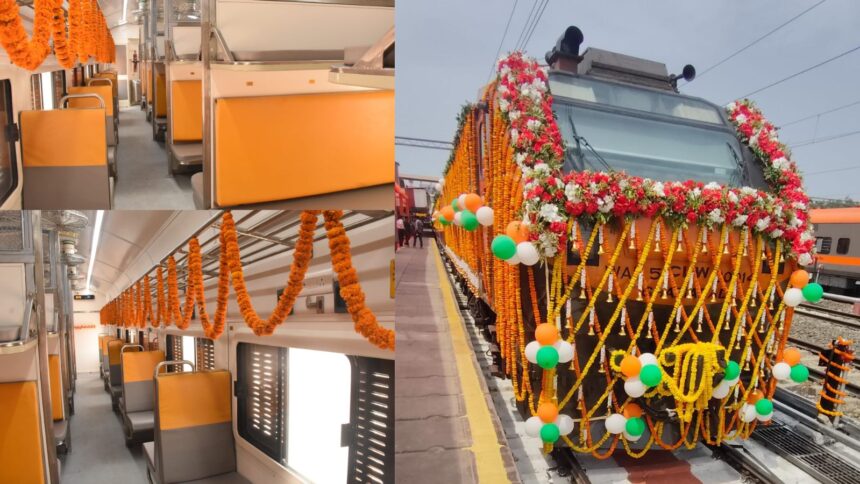 Uttar Pradesh's new Amrit Bharat Express train will run on a weekly basis. (Image: Ministry of Railways)