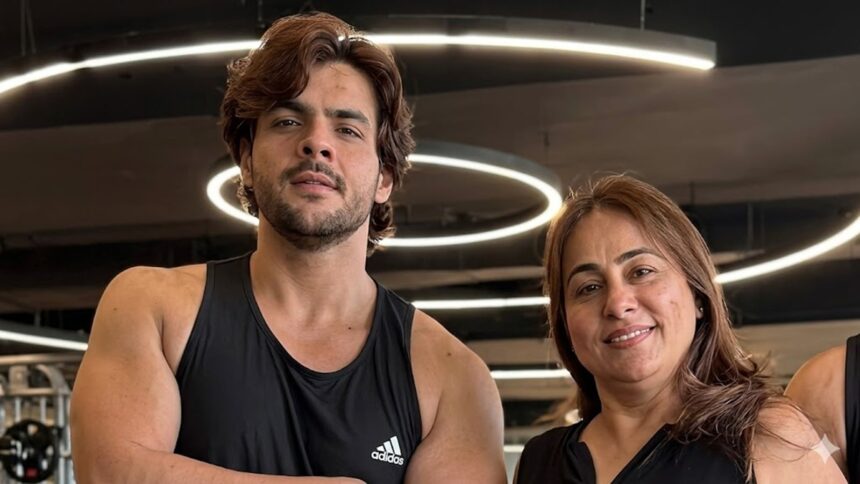 Ashish Chanchlani with mother
